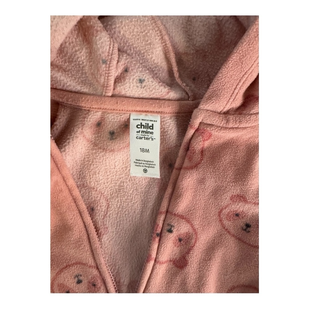 Pink Bear Print Hoodie and Pants Set - Picture 6 of 7